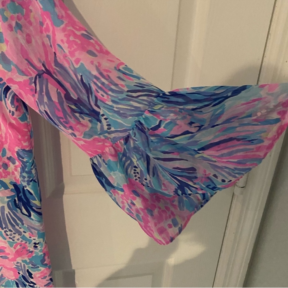 Lilly Pulitzer Pink & Blue Dress - Picture 7 of 16